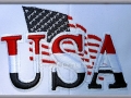 Patriotic Baseball Cap Emblem