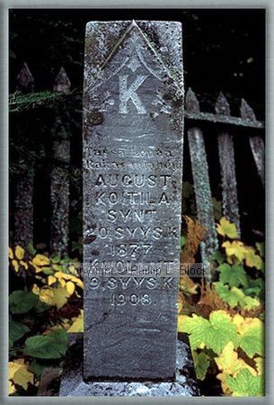 Evergreen Cemetery - Eagle River, MI
