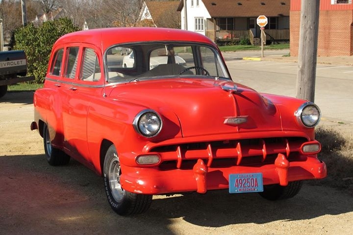 1954 Chevy station wagon - Fennimore, WI