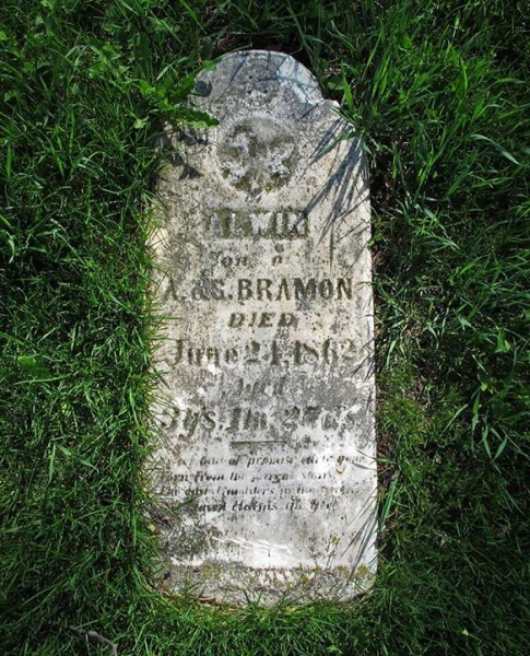 1862 Gravestone - New Prospect, WI