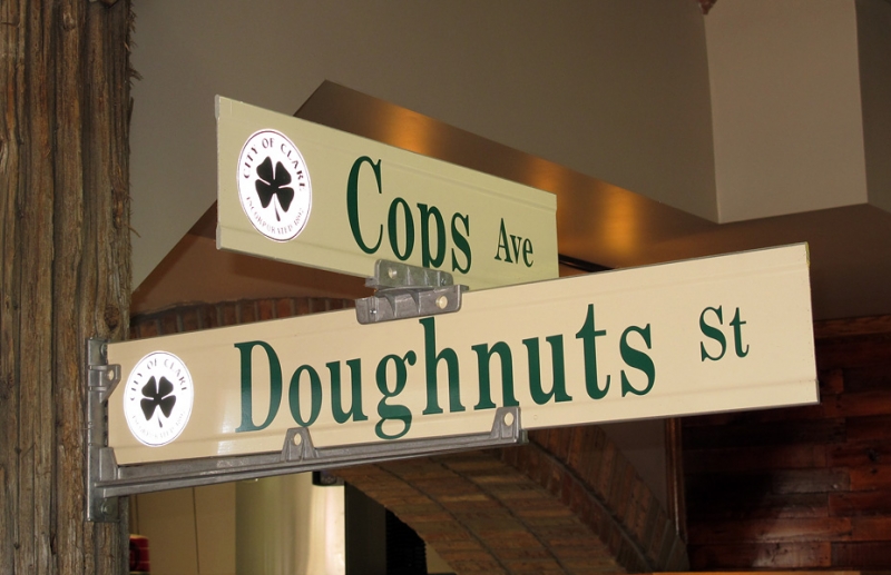 Cops and Donuts - Clare, Michigan