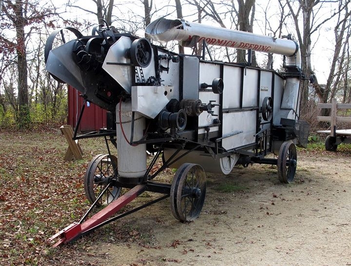 Thresher converted to BBQ