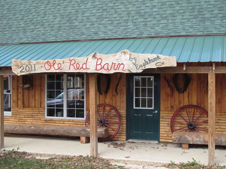 Ole' Red Barn Entrance