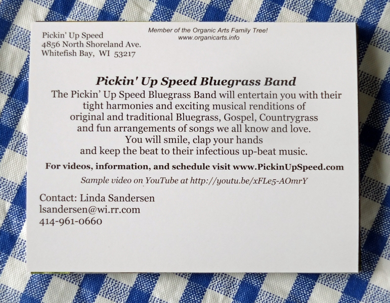 Pickin' Up Speed - 2013