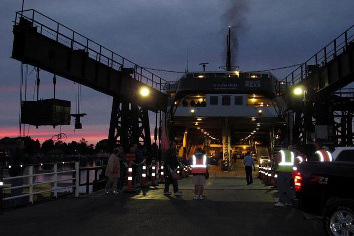 S.S. Badger Lake Michigan Car Ferry