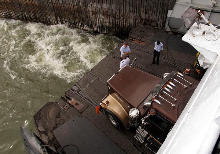S.S. Badger Lake Michigan Car Ferry