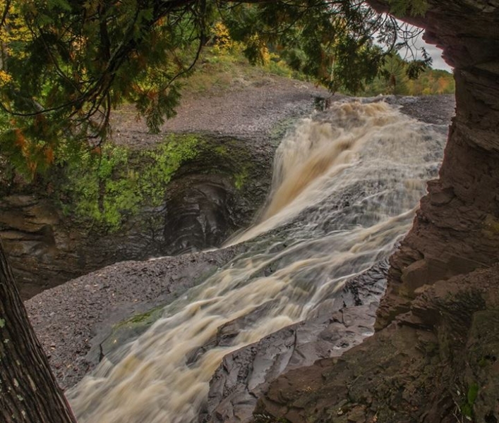 Rainbow Falls, Michigan