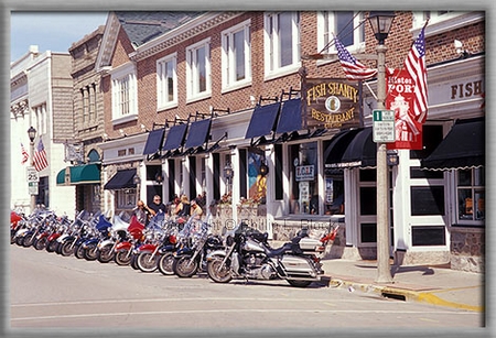 Harleys in Port Washington