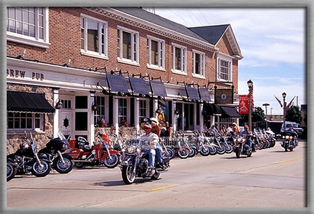 Harleys in Port Washington