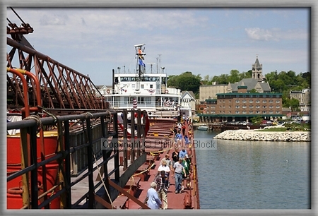 Port Washington Inner Harbor Viewed from Steamer Herbert C. Jackson