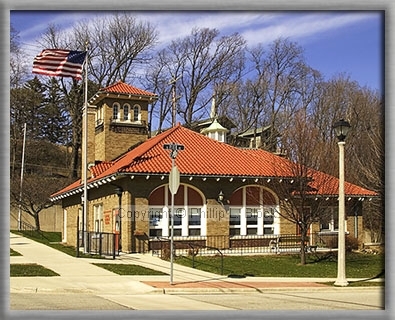 Old Port Washington Fire Station - Now Blue Heron Artisan's Gallery