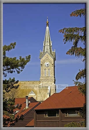 St. Mary's Church Steeple - West View