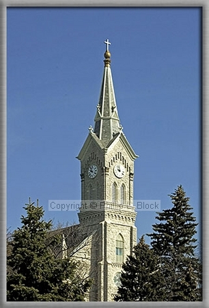 St. Mary's Church Steeple, Southwest View