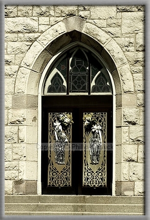 St. Mary's Church Left Entry Doors