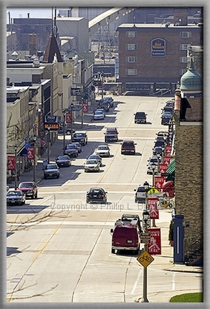 Franklin Street from St. Mary's Hill, Looking South