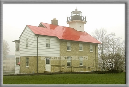 1860 USCG Light Station - Foggy Spring Morning