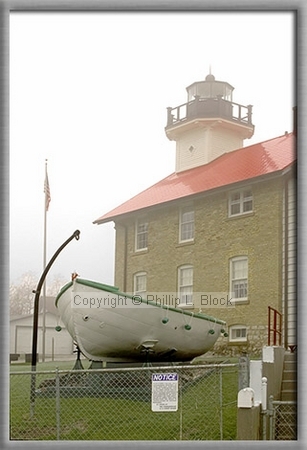 1860 USCG Light Station - Foggy Spring Morning