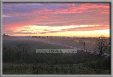 Foggy Sunset - North Side