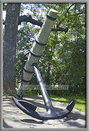 Steamship Toledo Anchor - Recovered from 1856 Shipwreck