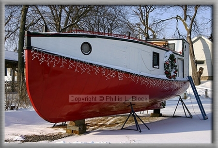 Fishing Tug on Display - Port Washington, WI