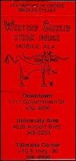 Western Sizzlin' Steak House - Mobile, AL