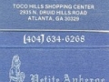 Petite Auberge Restaurant Francaia - Atlanta, GA