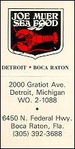 Joe Muer Sea Food - Detroit, MI