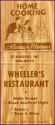 Wheeler's Restaurant - Standish, MI