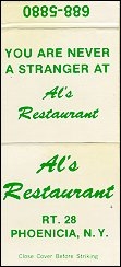 Al's Restaurant - Phoenicia, NY
