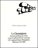 LeChampignon Restaurant Francais et Bar - Philadelphia, PA