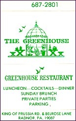 The Greenhouse Restaurant - Radnor, PA