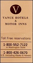 Vance Hotels & Motor Inns - Washington State