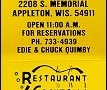 George's Steak House - Appleton, WI