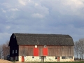 Orange Doors, Stormy Sky - Waukesha County, WI