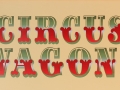 Circus Wagons Decorative Text