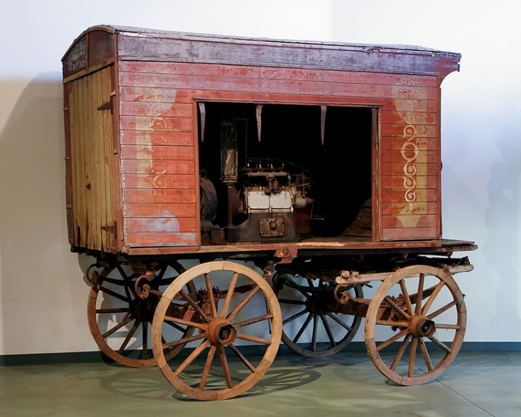 Unrestored Circus Wagon