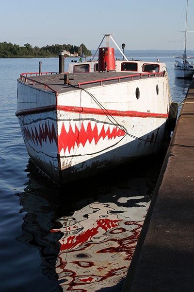 Chippewa Indian Fishing Boat - Lake Superior