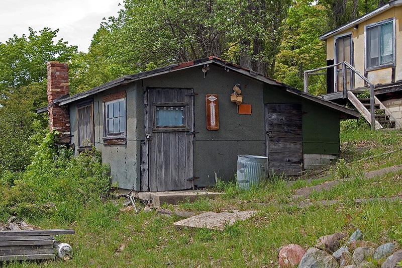 Fishing Shanty - Lac La Belle, Michigan