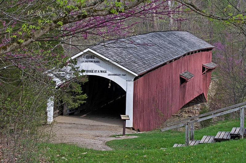 Narrows Covered Bridge (1882) - Parke County, Indiana