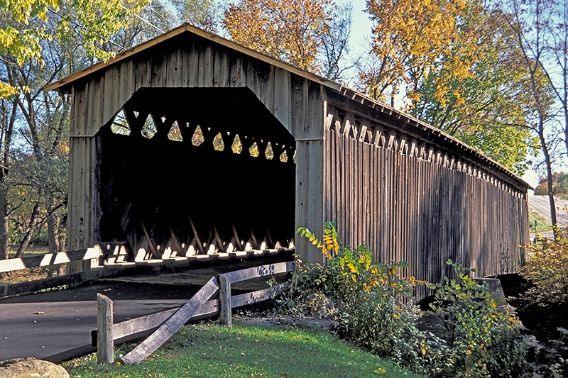 Cedarburg Covered Bridge (1876) - Ozaukee County, Wisconsin