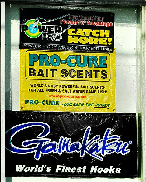 Bait Shop sign