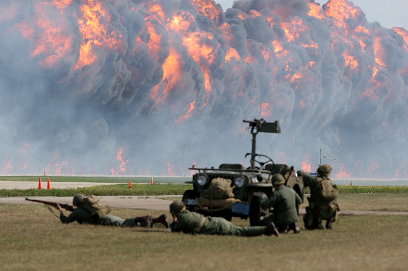 Simulated Bombing Run