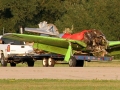Fatal P-51 Crash - Hauling Away Wreckage