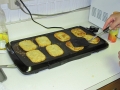 Making hash browns for a fish fry