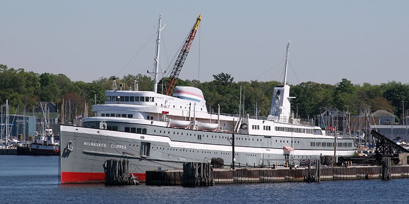 S.S. Milwaukee Clipper at Muskegon, MI (2005)
