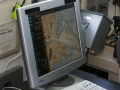 Navigation computer aboard bulk freighter Herbert C. Jackson - Port Washington, Wisconsin