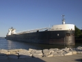 The last coal boat: bulk freighter John J. Boland - Port Washington, Wisconsin