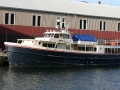 Isle Royale Queen II moored at Dee Stadium - Houghton, Michigan