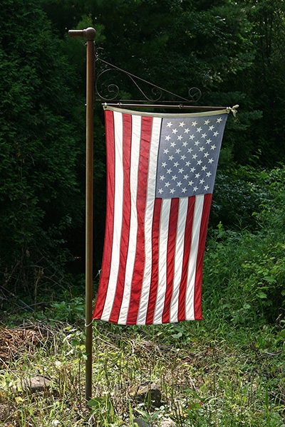 Backlit Yard Flag