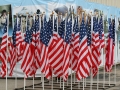 U.S. Flag Display at Armed Forces Exhibit, EAA AirVenture, Oshkosh, Wisconsin